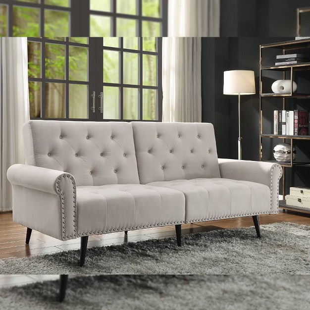 Eiroa Sofa Beige Fabric Acme Furniture