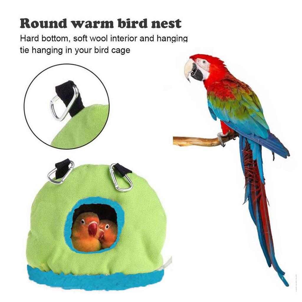 Birds Parrot Nest House Shed Hut Tent Hammock Cave Cage ing Sleeping Bed XL