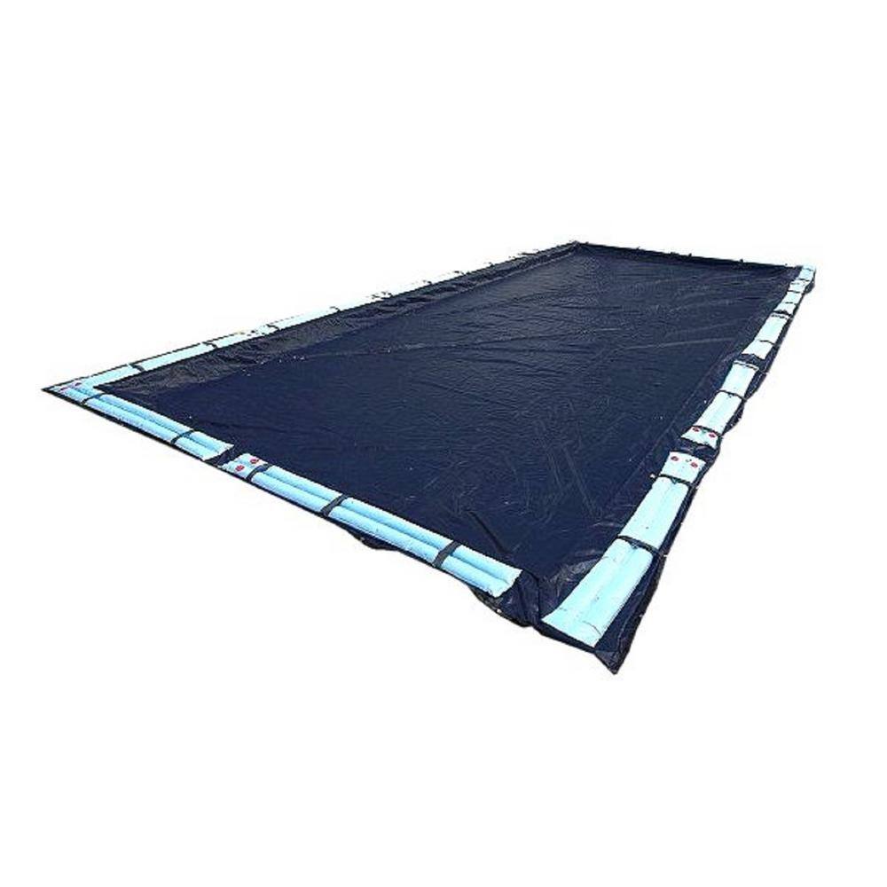 Swimline Deluxe 18 ft. x 36 ft. Rectangular Dark Blue In-Ground Pool Winter Swimming Cover S1836RC