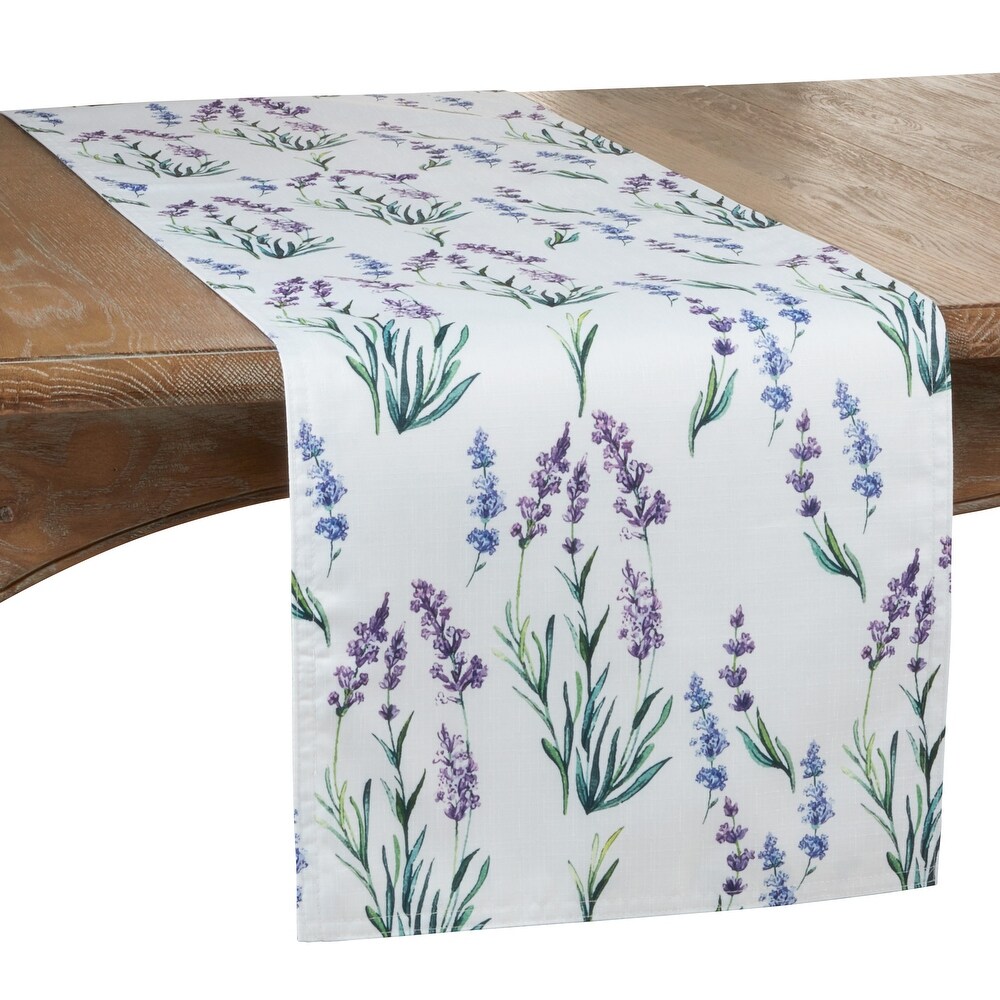 Table Runner with Lavender Design