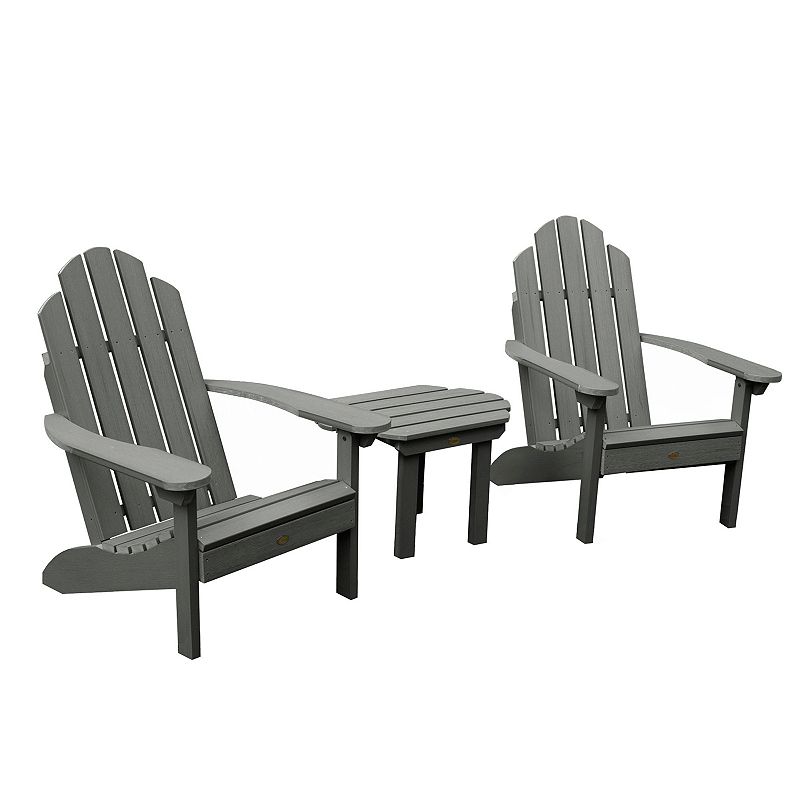 Highwood Westport Adirondack Chairs with Side Table