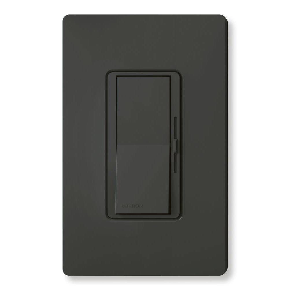 Lutron Diva Dimmer Switch for Magnetic Low Voltage 800-WattSingle-Pole Black (DVLV-10P-BL) DVLV-10P-BL