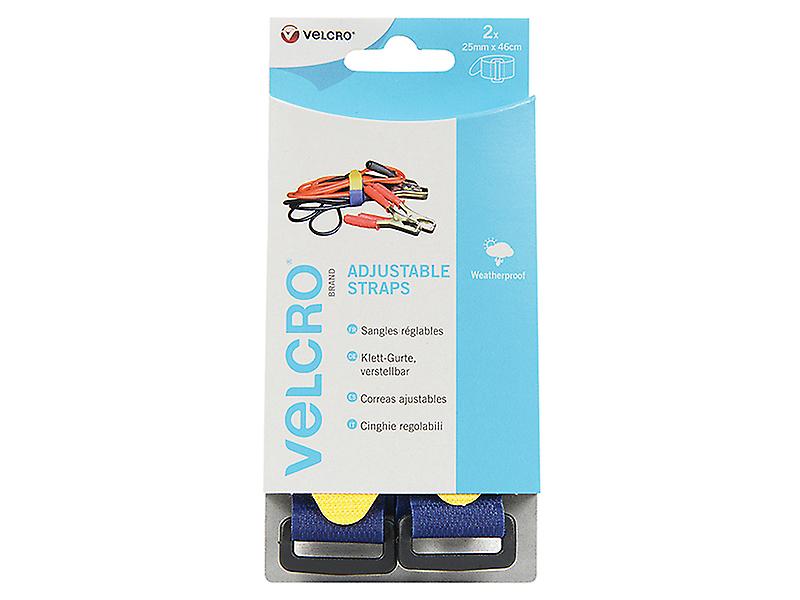 VELCRO Brand VELCRO Brand Adjustable Straps (2) 25mm x 46cm Blue VEL60328