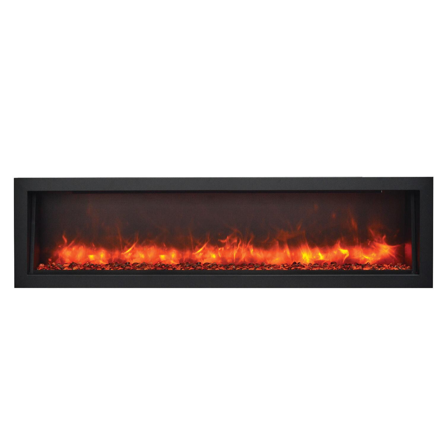 Amantii Panorama Series Slim Smart 60-Inch Built-In Electric Fireplace