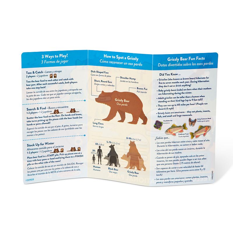 Melissa and Doug Yellowstone National Park Grizzly Bear Games and Pretend Play Set