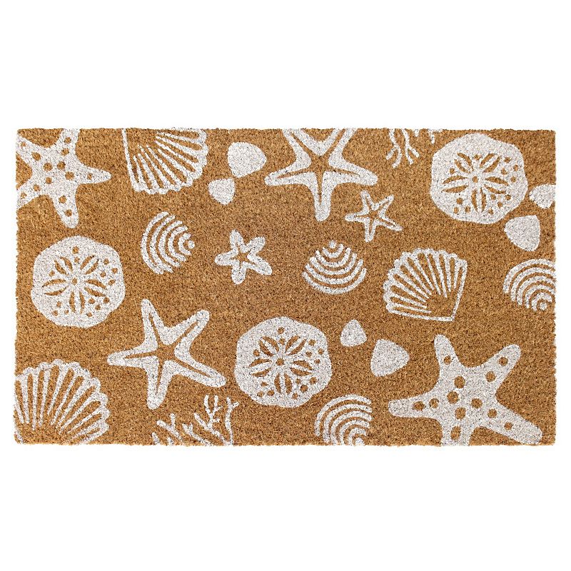 RugSmith Sea Shells Doormat - 18'' x 30''