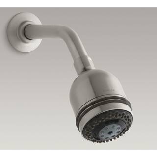 KOHLER 7-12 in. Shower Arm and Flange in Vibrant Brushed Nickel K-7397-BN