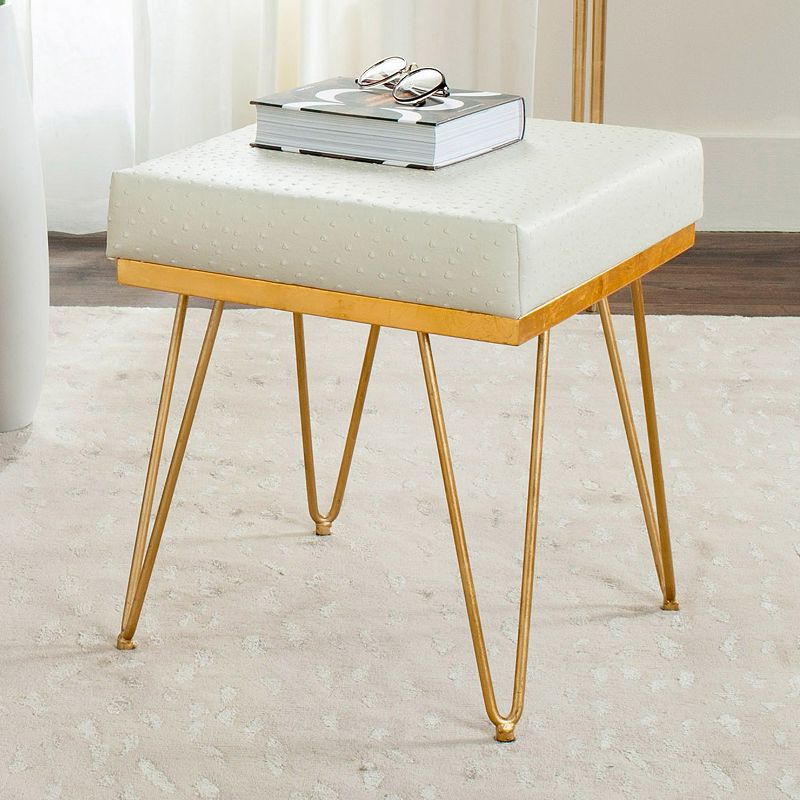 Safavieh Jenine Faux Ostrich Square Bench