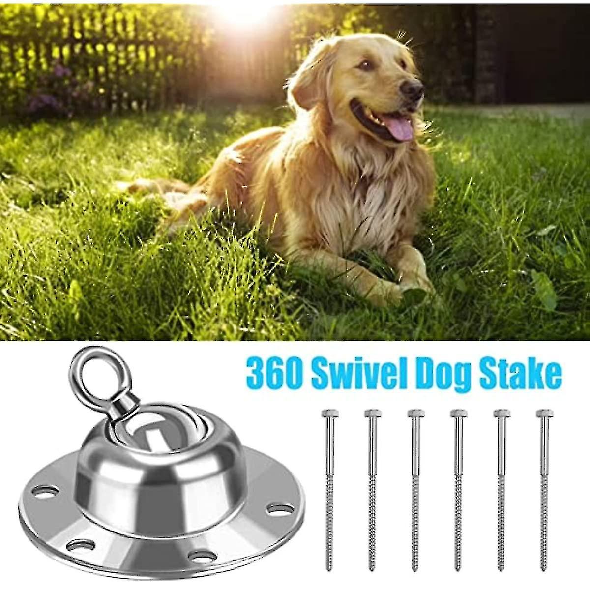 Ornithologist Heavy Duty Dog Stake - 360 Swivel Dog Tie Out Stake