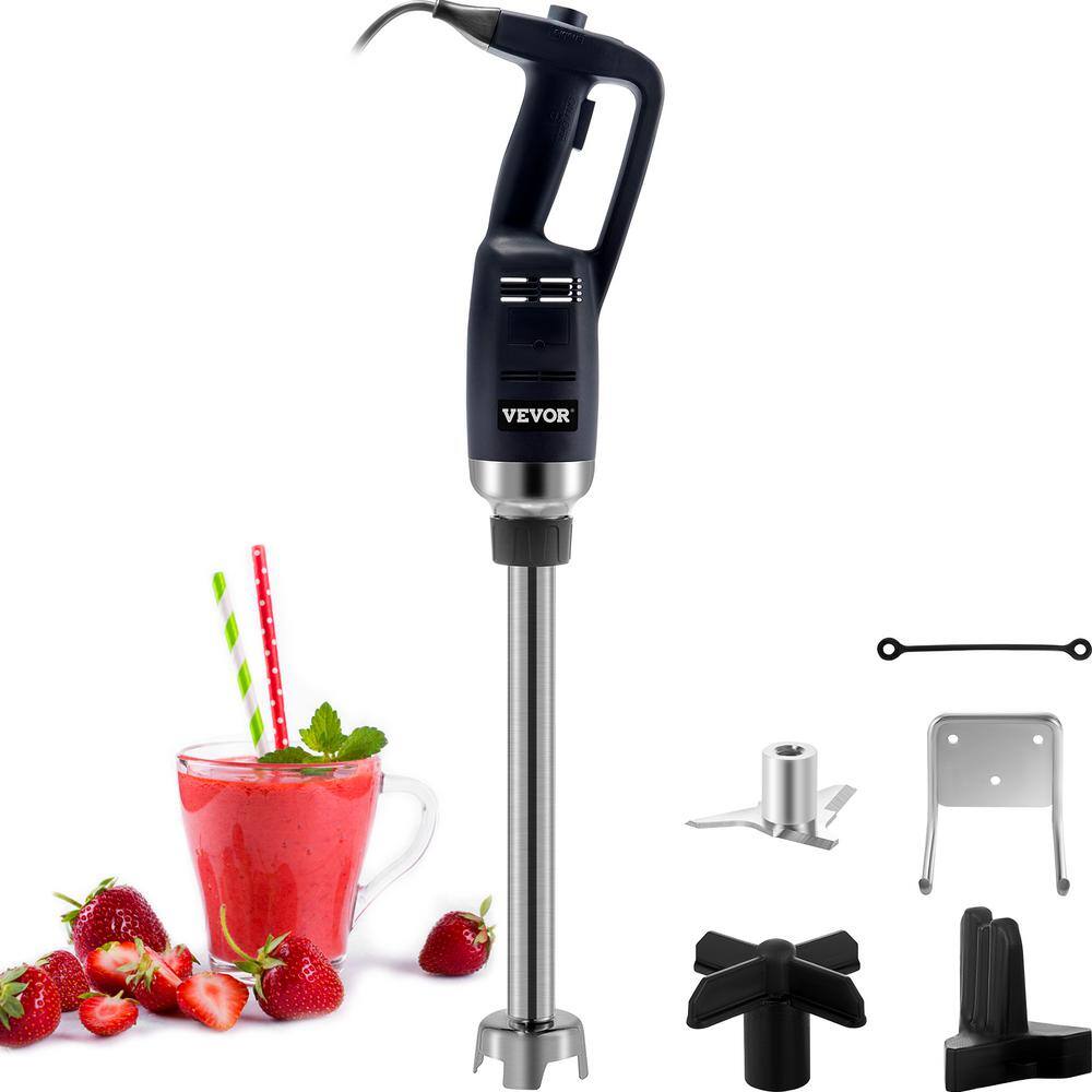 VEVOR Commercial Immersion Blender Constant Speed 350-Watt Hand Mixer Stainless Steel Hand Blender with Remove ShaftBlack SCJBQ350W30CMOKA1V1