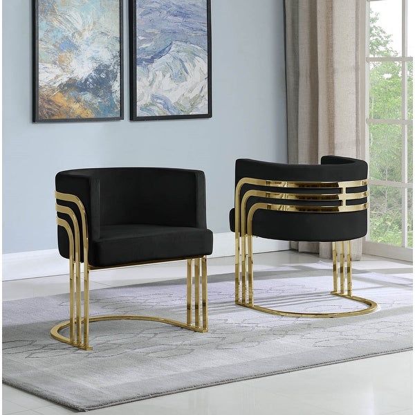 Best Quality Furniture Accent Chair with Gold Base (Single)