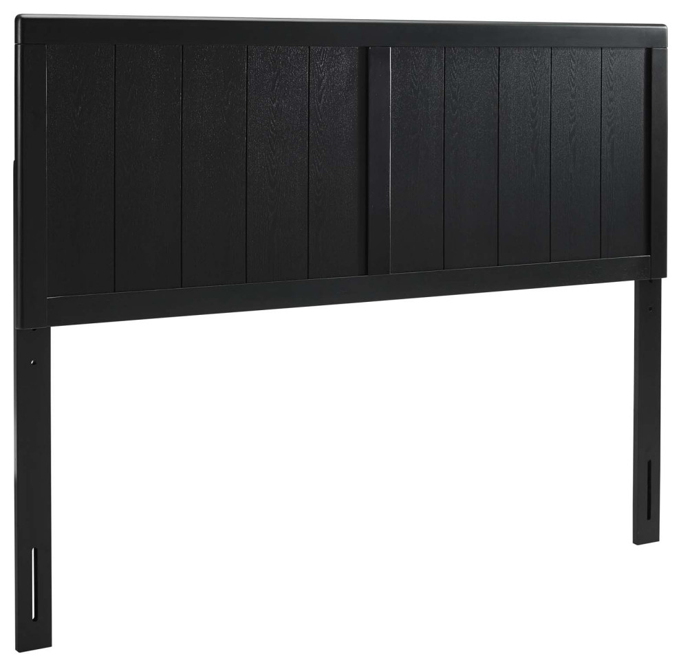 Robbie Twin Wood Headboard Black   Transitional   Headboards   by House Bound  Houzz