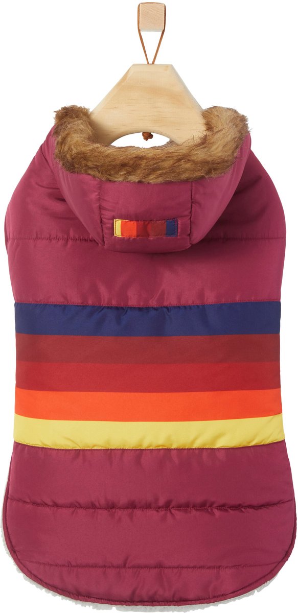 Frisco Mediumweight Colorblock Adventure Insulated Dog and Cat Parka