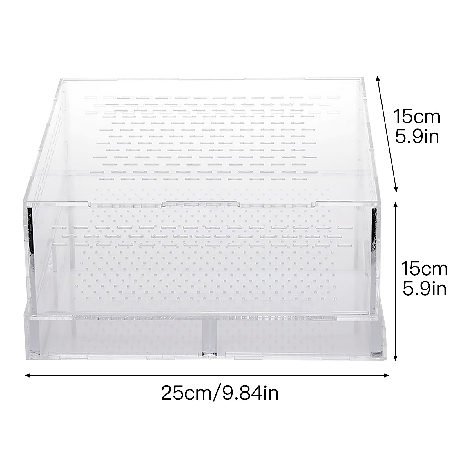 Acrylic Terrarium Spider Terrarium Box Crawling Pet Reptile Terrarium Factory Direct Sales Pet Supplies