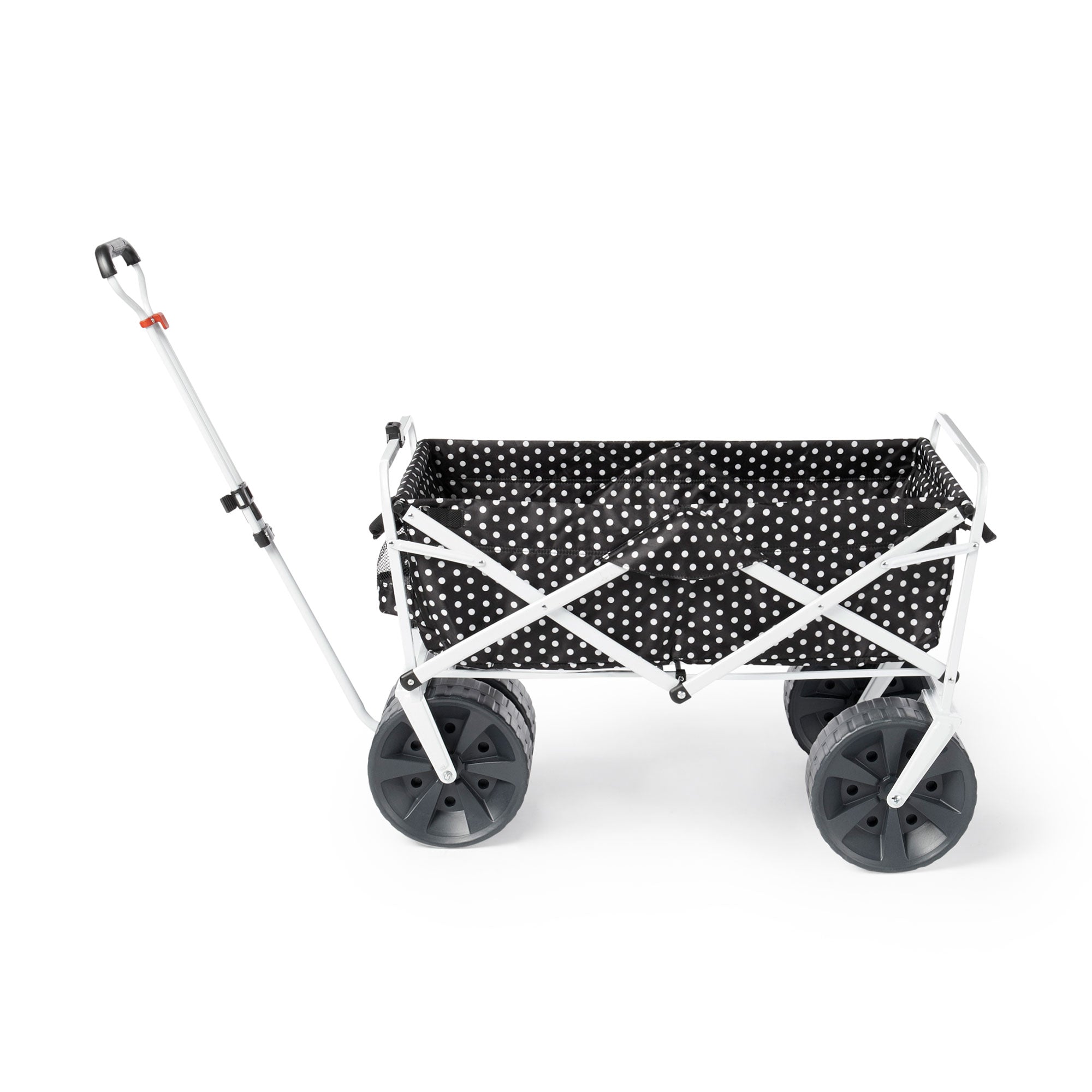 Mac Sports Heavy Duty Folding Multi Utility Beach Wagon, Black Dots  (2 Pack)