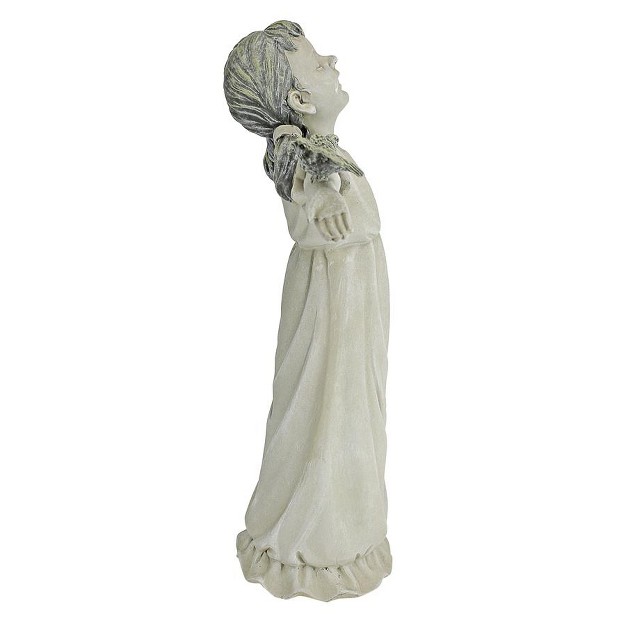 Design Toscano Basking In God x27 s Glory Little Girl Statue Medium