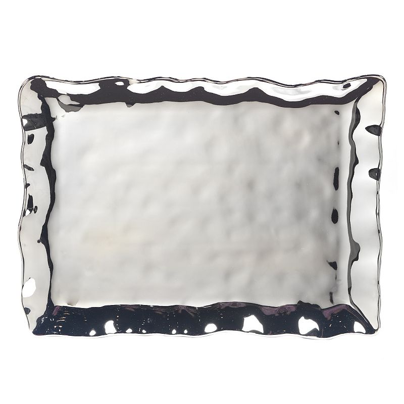 Certified International Silver Coast Rectangle Platter