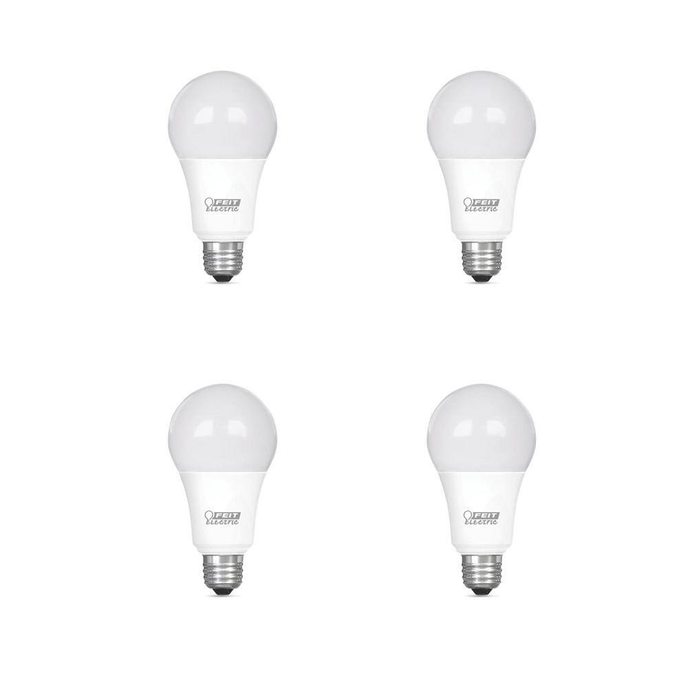 Feit Electric 75-Watt Equivalent A19 Dimmable CEC Title 20 Compliant LED ENERGY STAR 90+ CRI Light Bulb Daylight (4-Pack) OM75DM950CA22