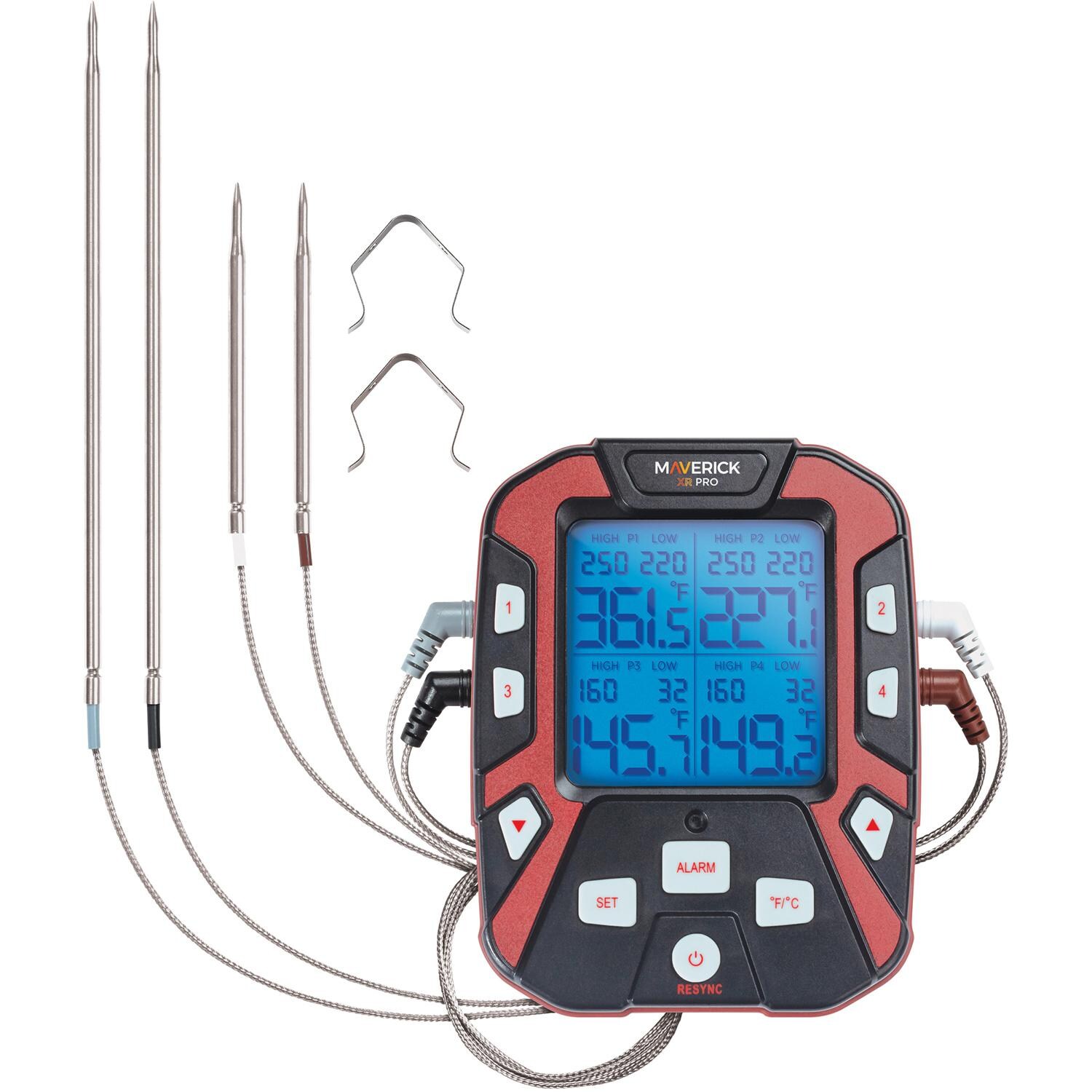 Maverick XR-50 Grill and Smoker Thermometer w/ 4 Probes