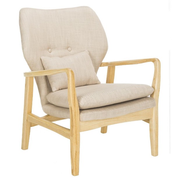 Tarly Accent Chair Beige natural Safavieh