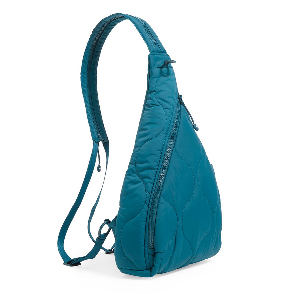 Vera Bradley  Featherweight Sling Backpack in Featherweight Peacock Feather