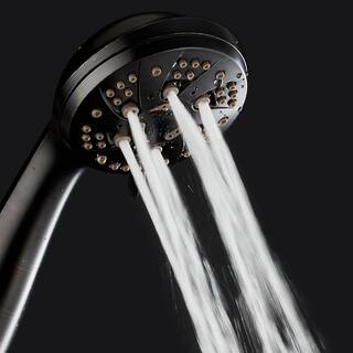 AquaDance 6-Spray 4 in. Single Wall Mount Body spray Handheld Shower Head in Oil Rubbed Bronze 9912