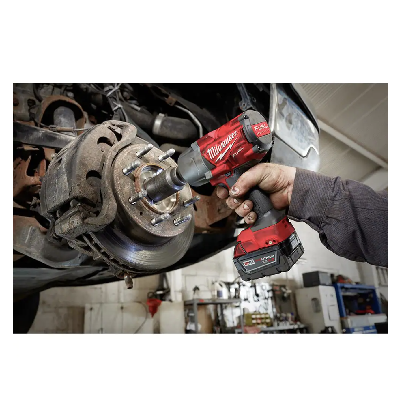 Milwaukee M18 Fuel 18V Lithium-Ion Brushless Cordless 1/2 In. Impact Wrench With Friction Ring (Tool-Only)