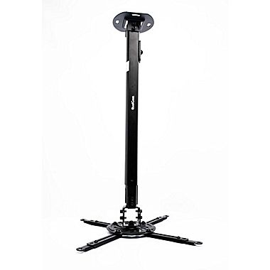 QualGear QGPM002BLKL Universal Projector Ceiling Mount Long Bla