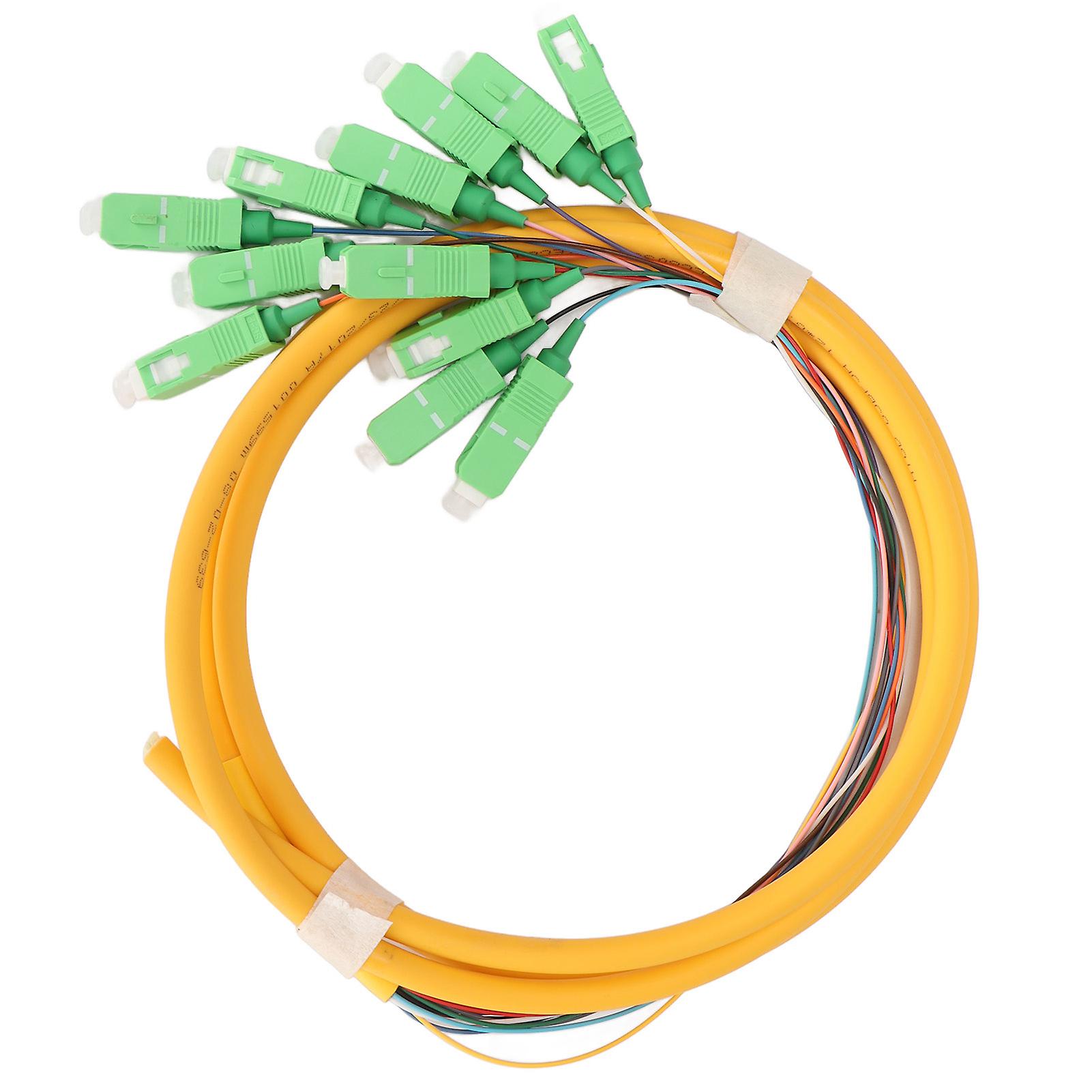 Fiber Pigtail 1.5m Single Mode 12 Strand Stable Widely Compatible Fiber Optic Pigtail Cable For Cable Management Box