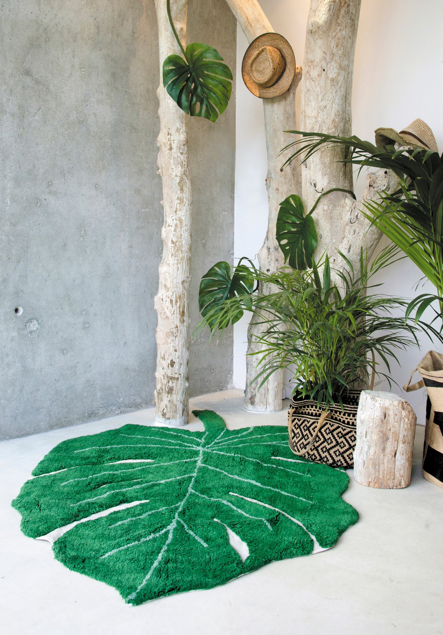 Monstera Leaf Rug