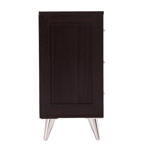 SEI Furniture Narva Mid-century Modern Storage Nightstand - - 25446841