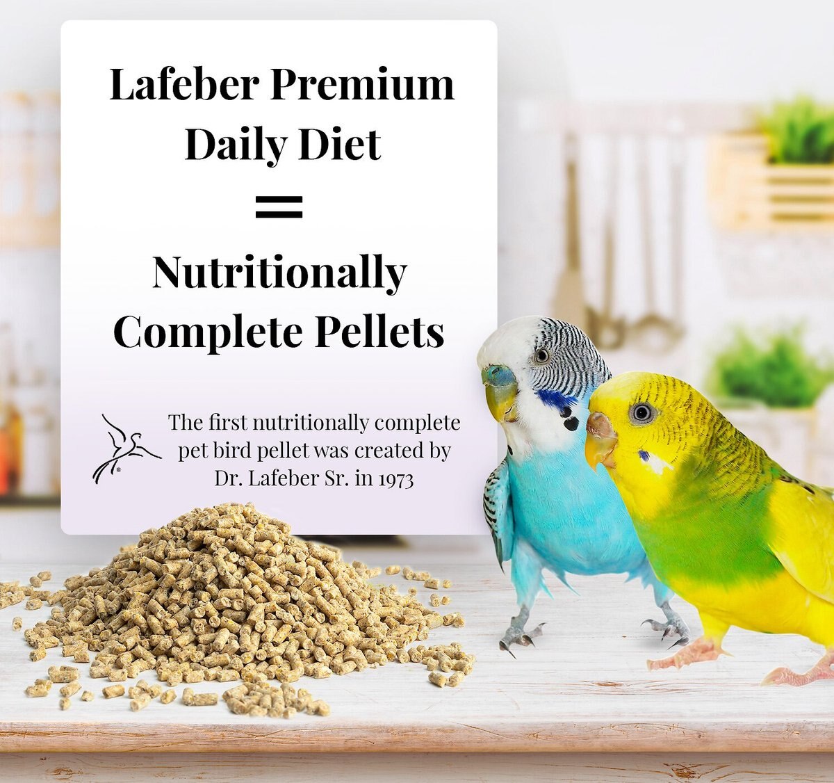 Lafeber Premium Daily Diet Parakeet Bird Food