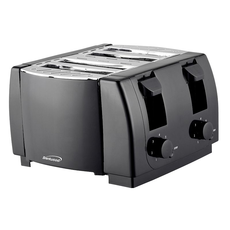 Brentwood Cool Touch 4 Slice Toaster in Black