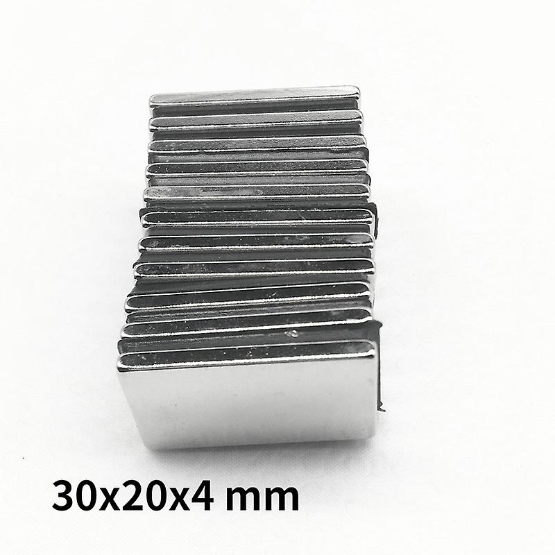 5~50pcs 30x20x4 Mm Rare Earth Magnets Thickness 4 Block Rectangular Pot Magnets 30x20x4mm Permanent Neodymium Magnet 30*20*4 Mm