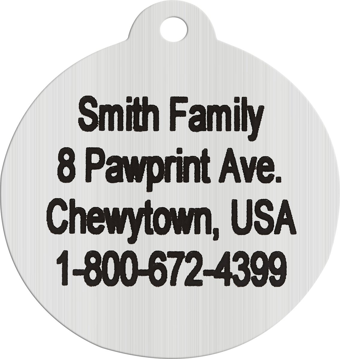 Frisco Personalized Dog and Cat Tag， Round