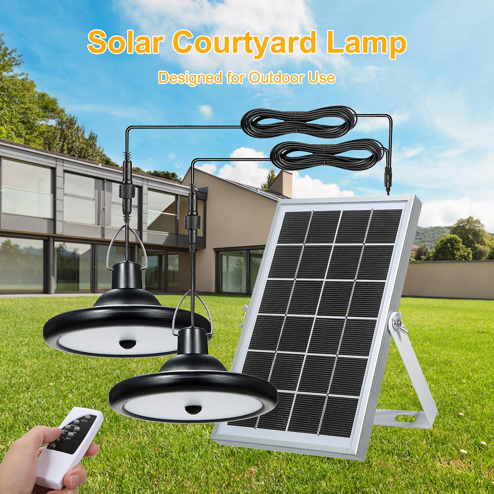 Leds Solar Hanging Light Outdoor Ip65 Waterproof Solar Powered Human Body Sensing Balcony Lamp With Remote Controller For Doorway Courtyard Pathway No