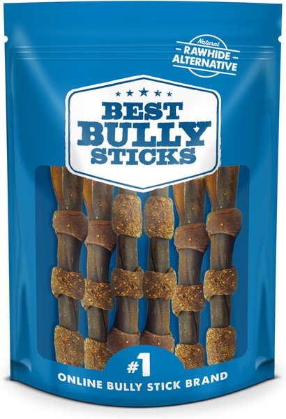 Best Bully Sticks 6-in Beef Pork and Chicken Collagen Kabobs Dog Treats， 6 count