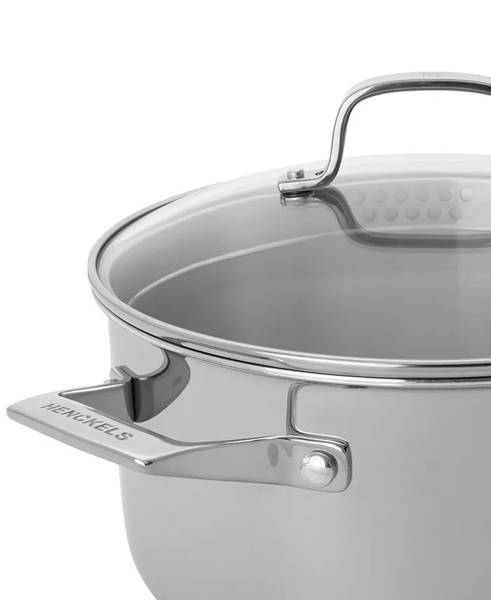 J.A. Henckels Clad H3 Stainless Steel 6 Quart Dutch Oven with Lid