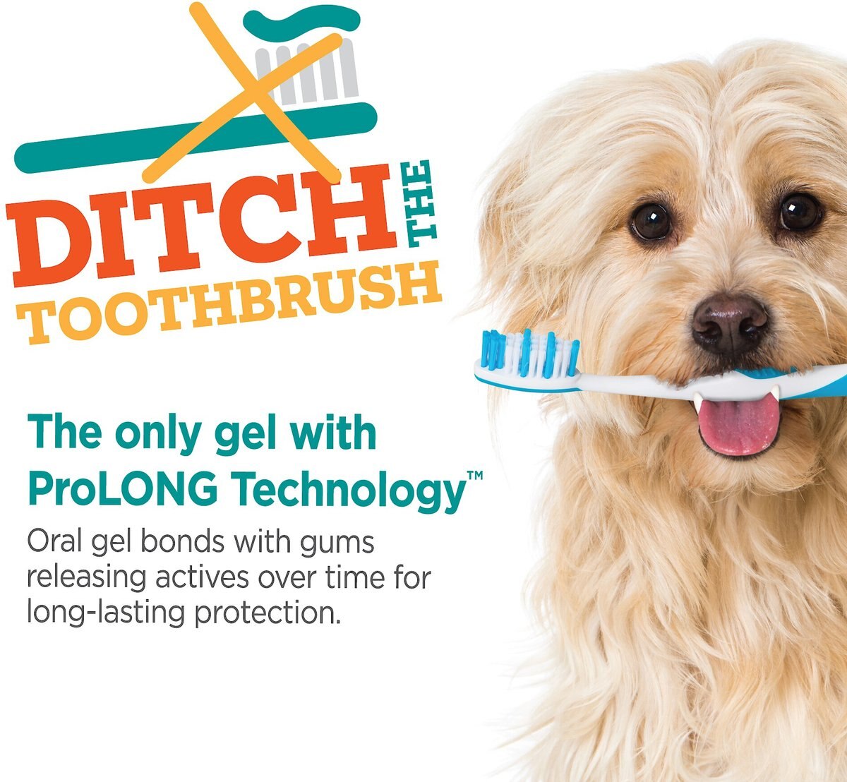 TevraPet Brush Free Dog and Cat Oral Gel