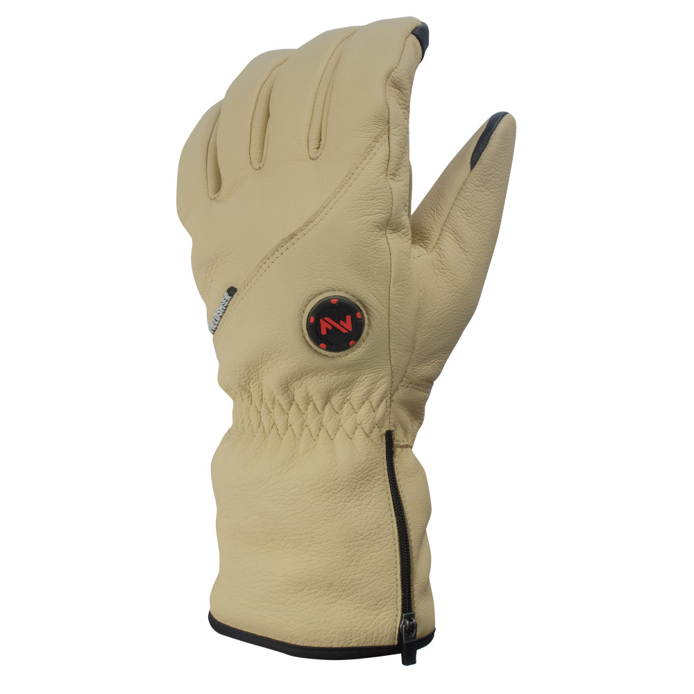 Ranger Heated Work Gloves Unisex 7.4 Volt Light Tan Small ;