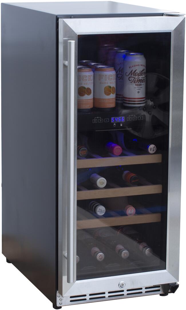 Summerset Grills SSRFR15WD 15 Inch Stainless Steel Wine Cooler