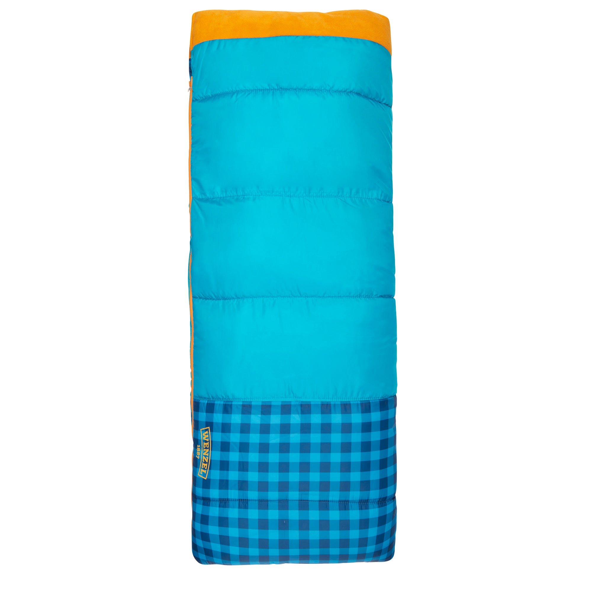 Wenzel Sapling 40F-50F Degree Youth Sleeping Bag, Blue