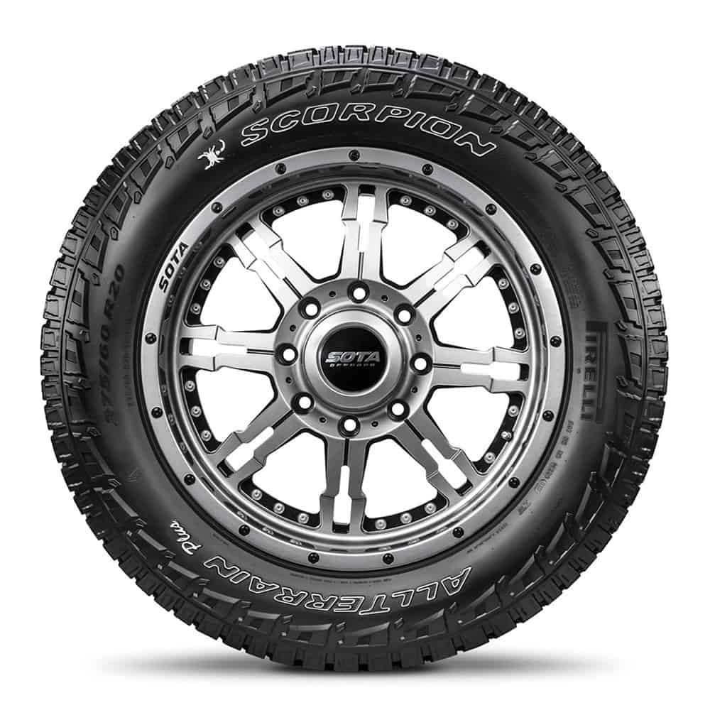 LT265/75R16 10Ply Pirelli Scorpion All-Terrain and All-Season Plus Tires