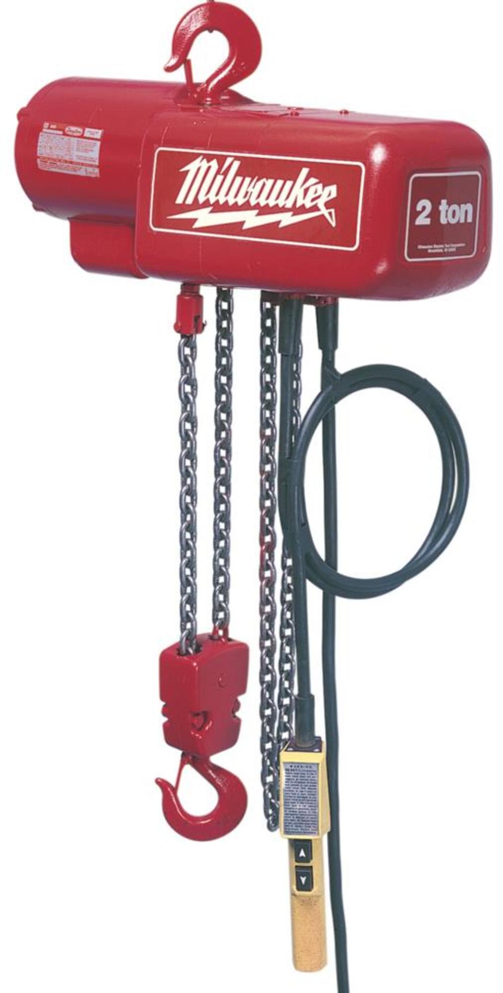 MW 1 Ton Electric Hoist 10' 9566 from MW