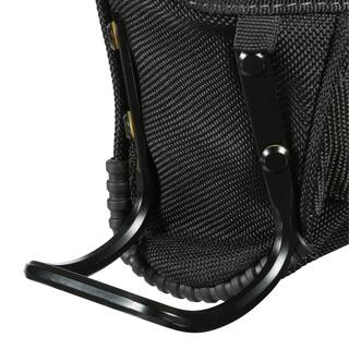 TOUGHBUILT Project Pouch with Hammer Loop Black with ClipTech and rugged 6-layer rivet-reinforced construction TB-CT-24