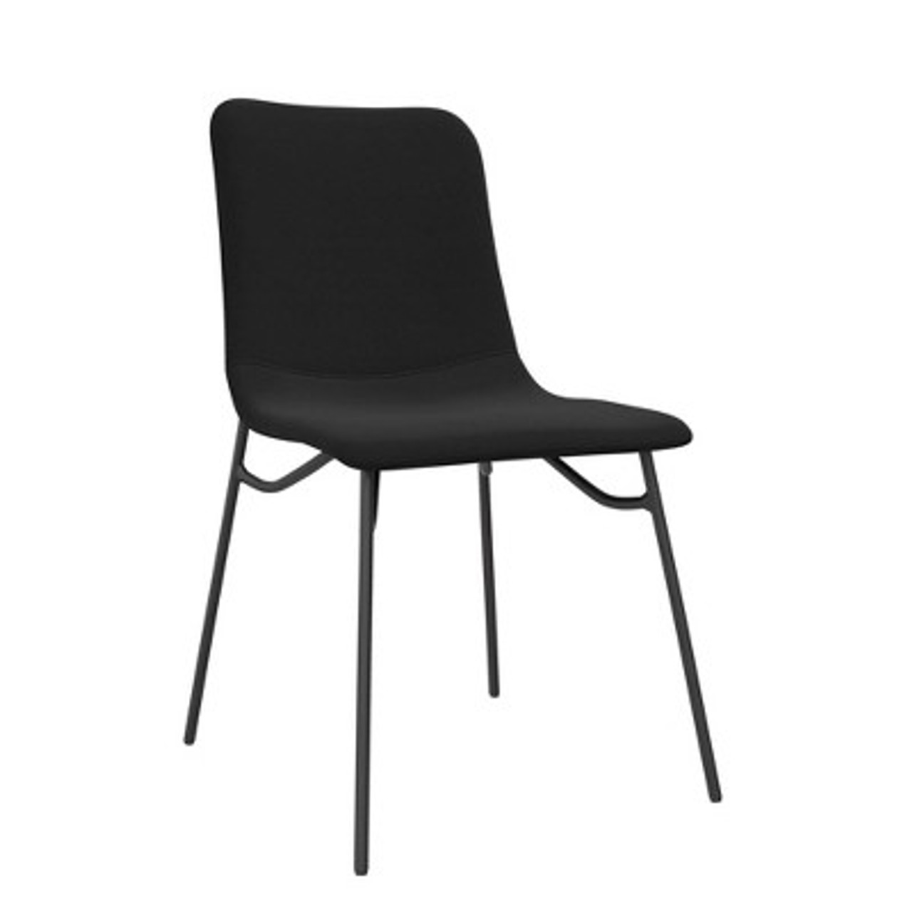 2pk Turnbull Upholstered Dining Chairs Black - Project 62