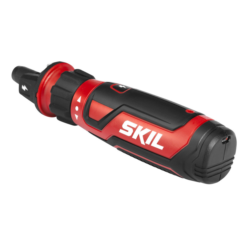 SKIL Rechargeable 4V Screwdriver with Circuit Sensor? and 45 PC Bit Kit ;