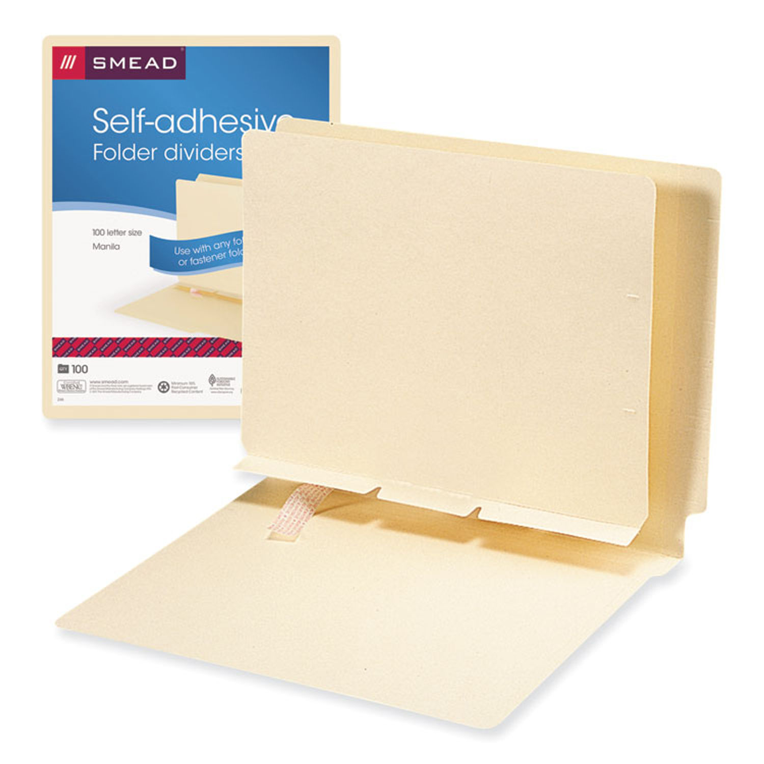 Self-Adhesive Folder Dividers for Top