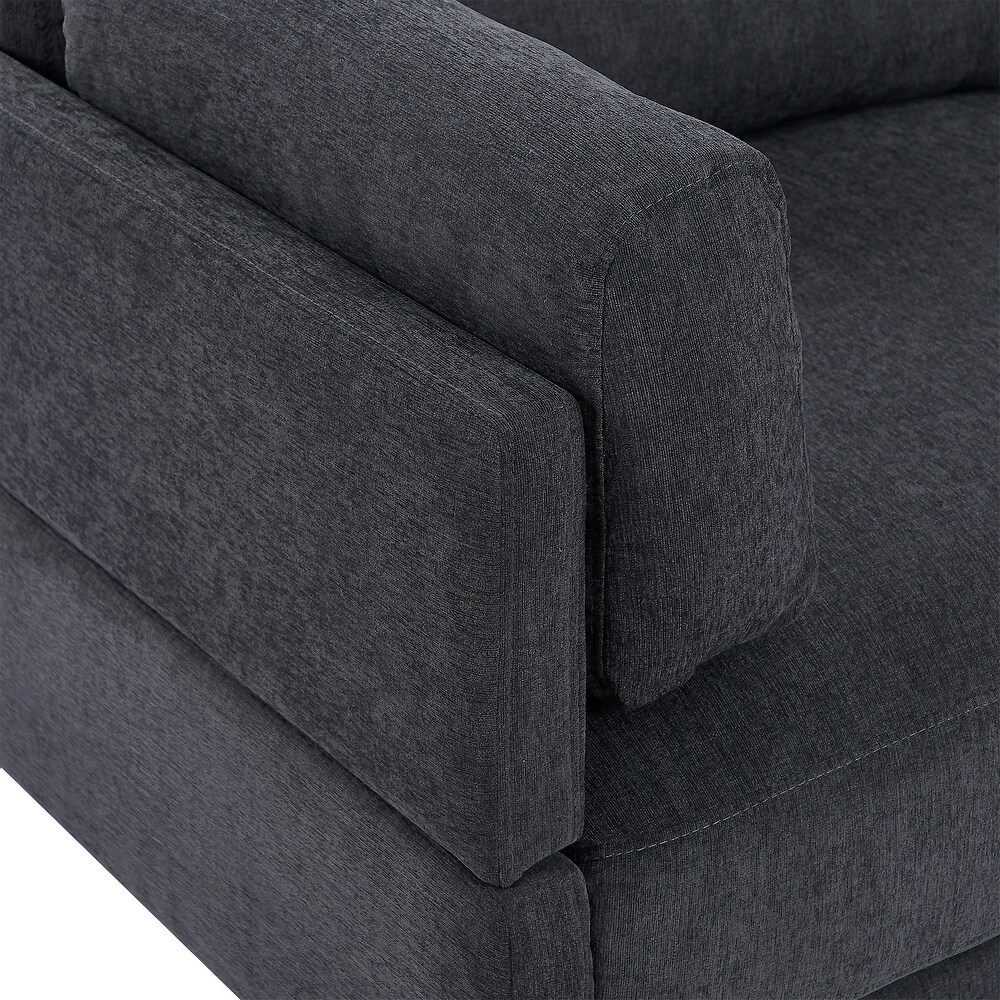 Upholstery Convertible Sectional Sofa  L Shaped Couch