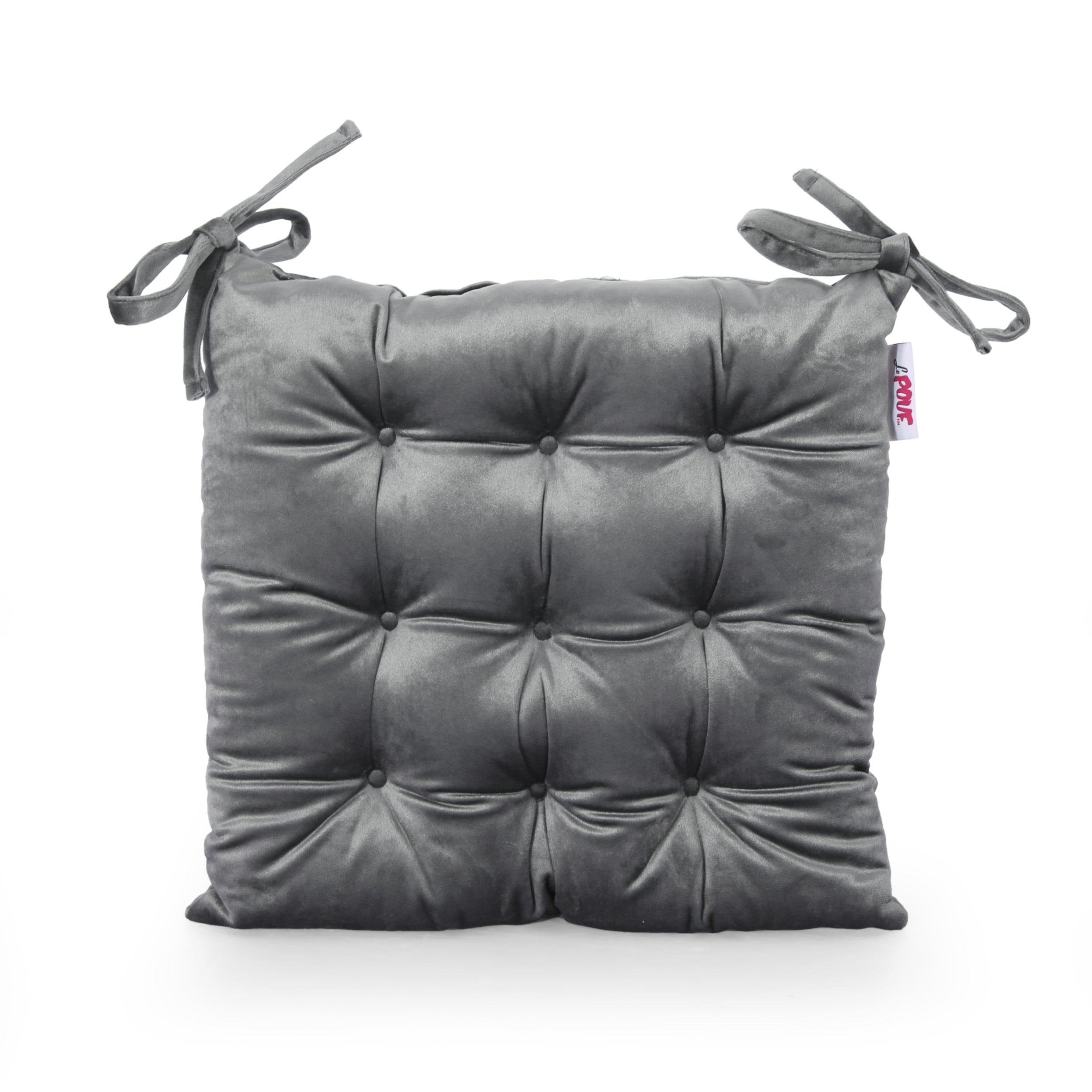 Asma Tufted Velvet Dining Chair Cushion Pad